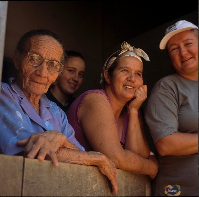 Familia farinhada. Foto Carolina Amorim.